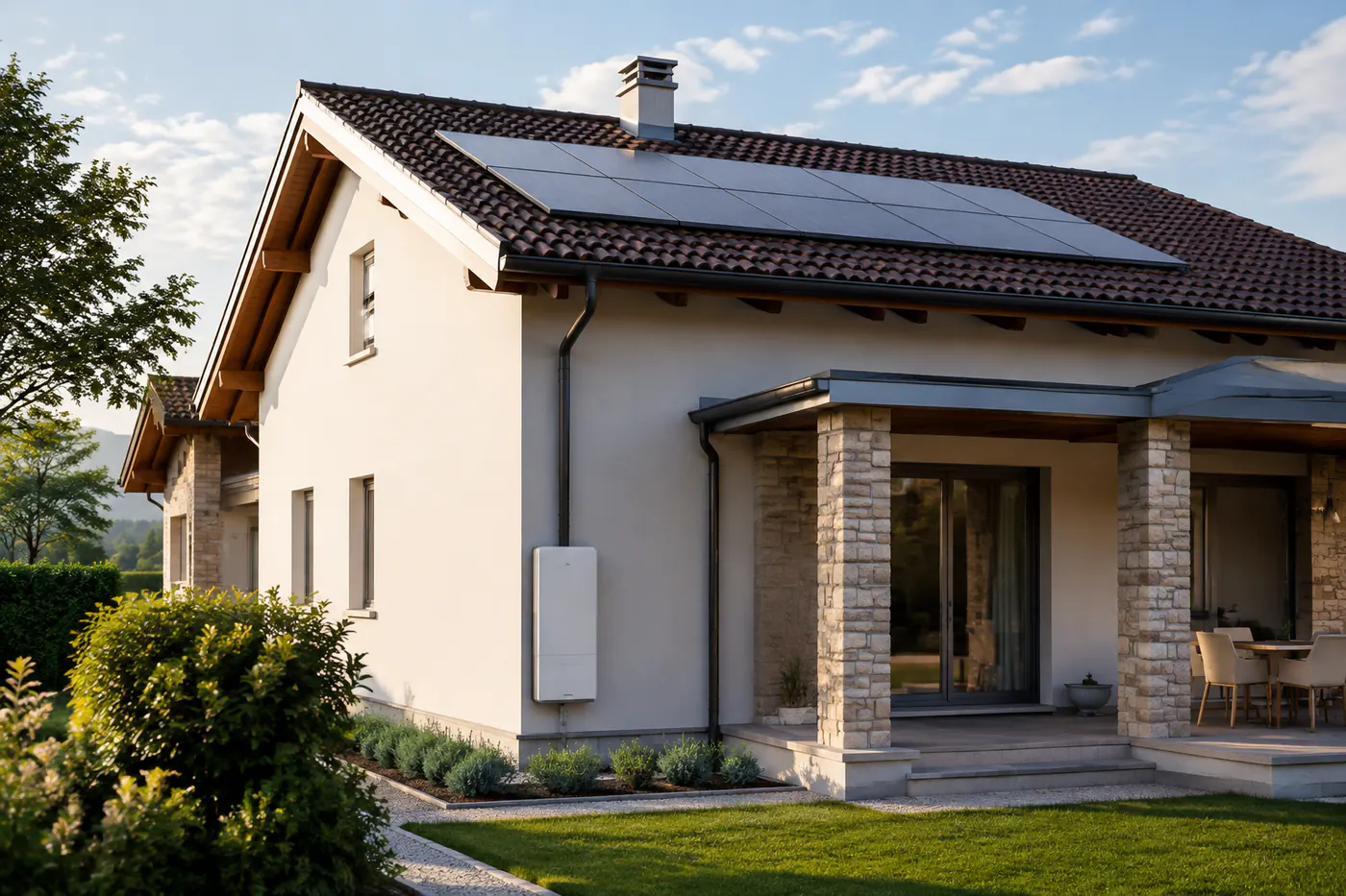 Villa unifamiliare · 6 kWp + batteria 10 kWh